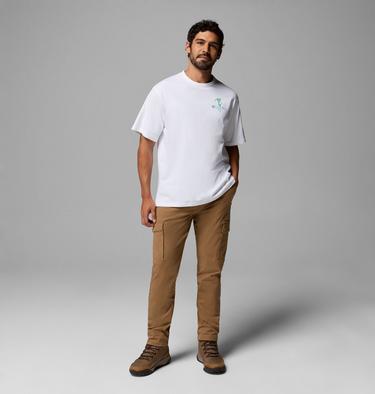 Men's CSC Heavyweight Back Graphic T-Shirt, Color: White Slick Slope Skier, image 18