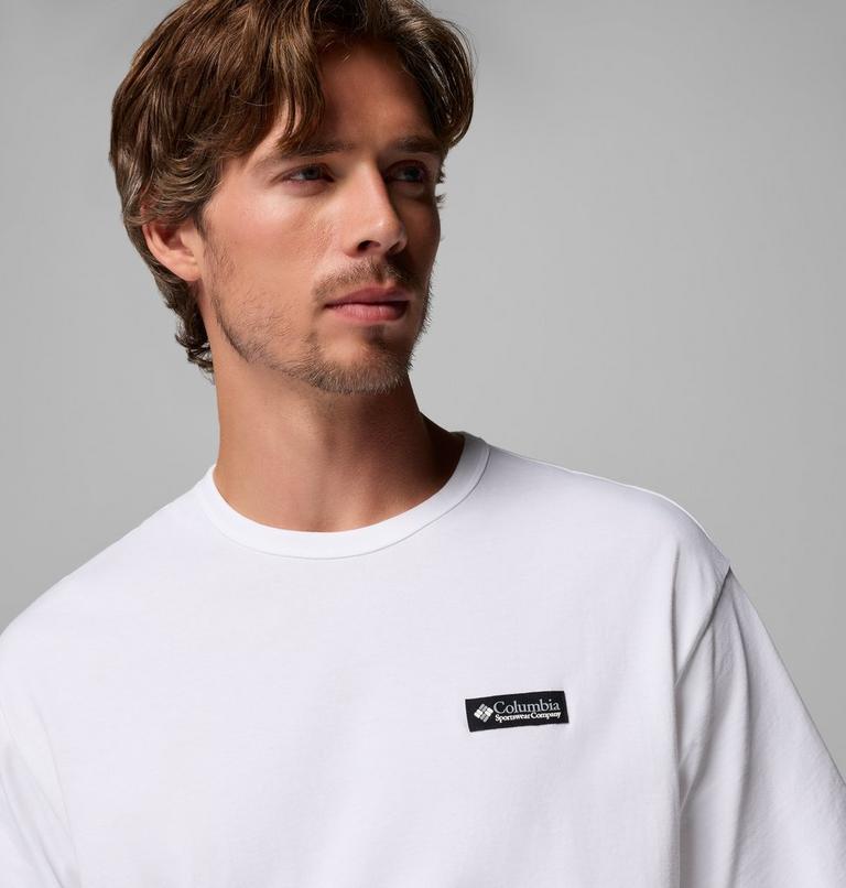 Men's CSC Heavyweight Back Graphic T-Shirt, Color: White, CSC Box Logo, image 6