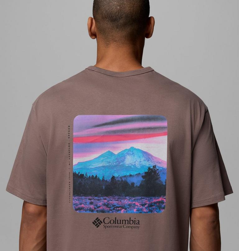 Men's CSC Heavyweight Back Graphic T-Shirt, Color: Iron, Photoreal CMYK, image 6