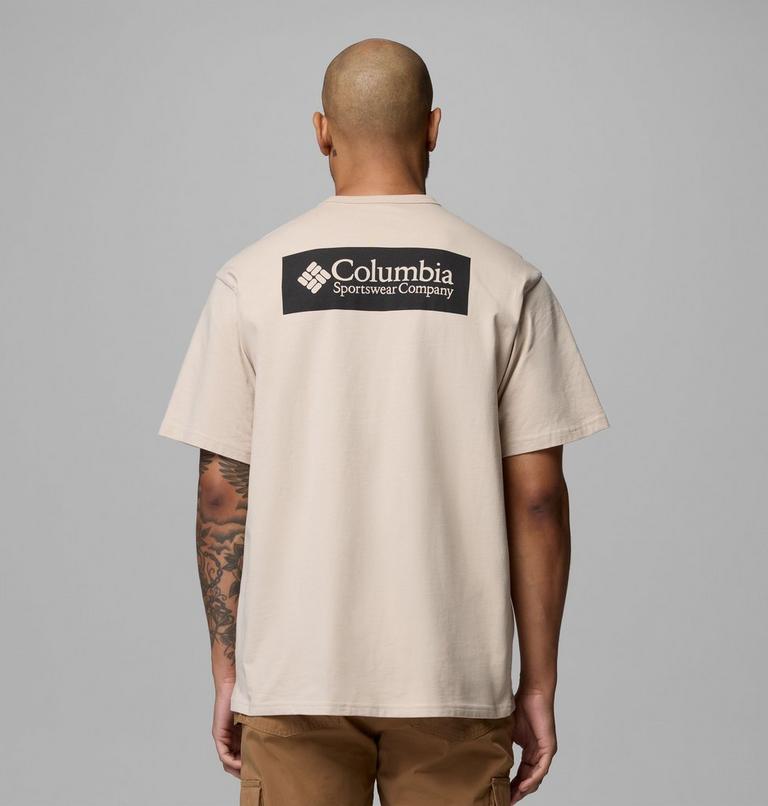 Men's CSC Heavyweight Back Graphic T-Shirt, Color: Dark Stone CSC Box Logo, image 3