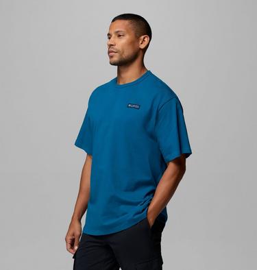 Men's CSC Heavyweight Back Graphic T-Shirt, Color: Phoenix Blue CSC Box Logo, image 12