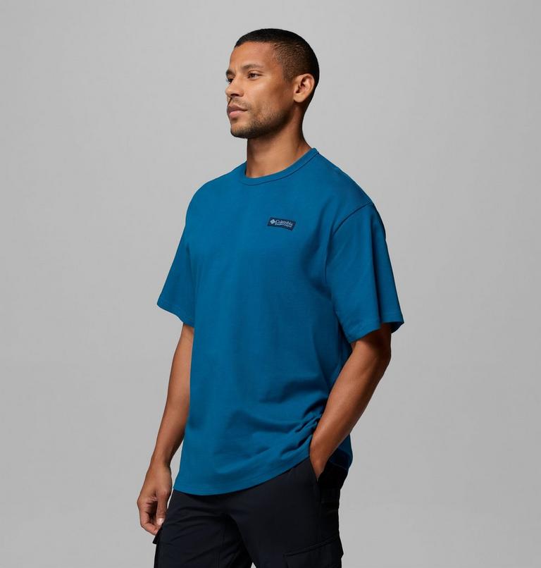 Men's CSC Heavyweight Back Graphic T-Shirt, Color: Phoenix Blue CSC Box Logo, image 4