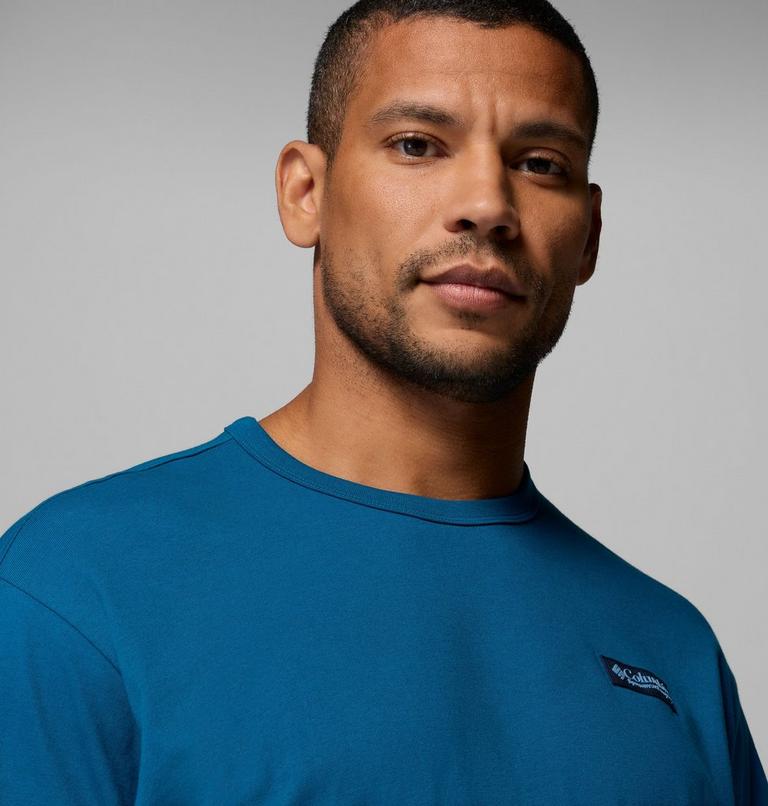 Men's CSC Heavyweight Back Graphic T-Shirt, Color: Phoenix Blue CSC Box Logo, image 5
