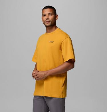 Men's CSC Heavyweight Back Graphic T-Shirt, Color: Squash CSC Box Logo, image 24