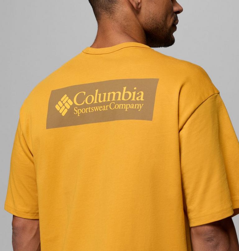 Men's CSC Heavyweight Back Graphic T-Shirt, Color: Squash CSC Box Logo, image 6
