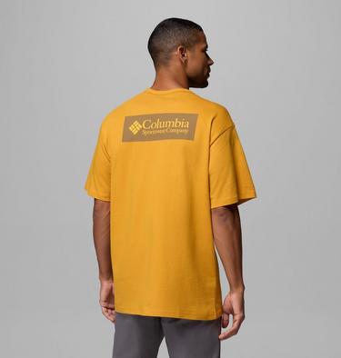 Men's CSC Heavyweight Back Graphic T-Shirt, Color: Squash CSC Box Logo, image 21