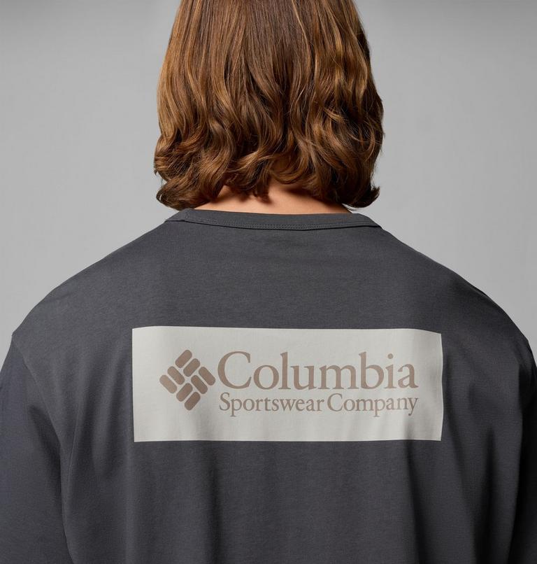 Men's CSC Heavyweight Iconic T-Shirt, Color: Shark, CSC Box Logo, image 6