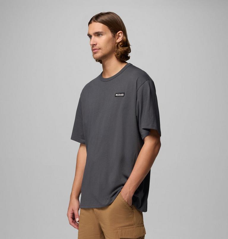 Men's CSC Heavyweight Iconic T-Shirt, Color: Shark, Repeated Peaks, image 4