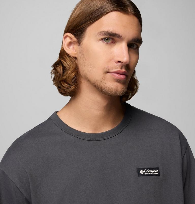 Men's CSC Heavyweight Iconic T-Shirt, Color: Shark, Repeated Peaks, image 5