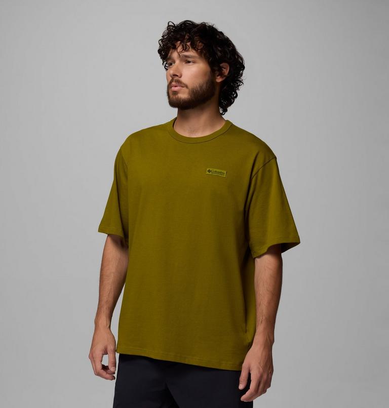 Men's CSC Heavyweight Iconic T-Shirt, Color: Mossy Green, CSC Box Logo, image 4