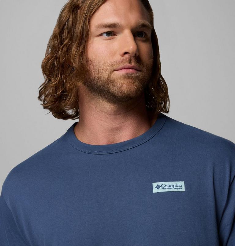 Men's CSC Heavyweight Iconic T-Shirt, Color: Dark Mountain, Repeated Peaks, image 5