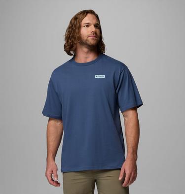 Men's CSC Heavyweight Iconic T-Shirt, Color: Dark Mountain, Repeated Peaks, image 3