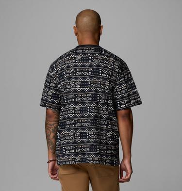 Men's CSC Heavyweight Printed T-Shirt, Color: Black, Horizons, image 7