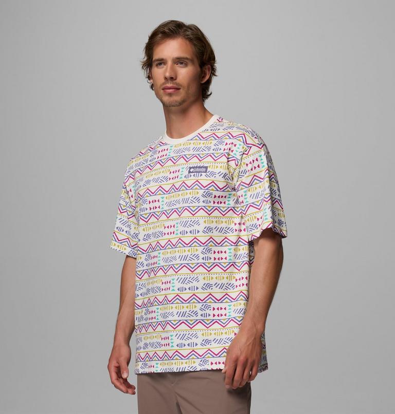 Men's CSC Heavyweight Printed T-Shirt, Color: Sea Salt, Horizons, image 4