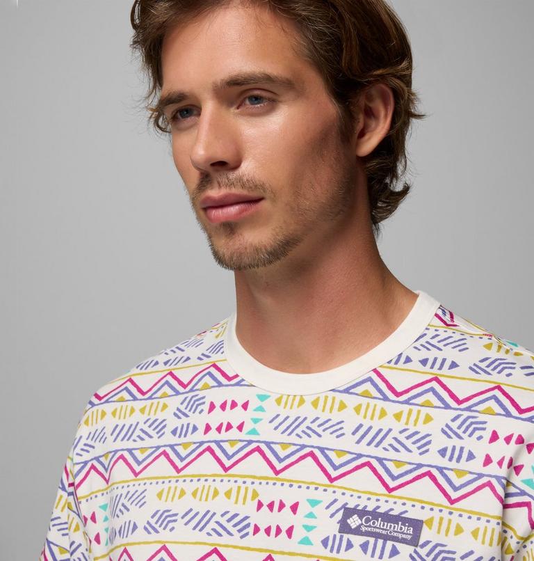 Men's CSC Heavyweight Printed T-Shirt, Color: Sea Salt, Horizons, image 5