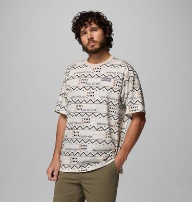 Men's CSC Heavyweight Printed T-Shirt, Color: Dark Stone, Horizons, image 4