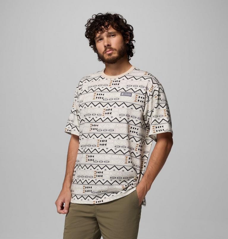 Men's CSC Heavyweight Printed T-Shirt, Color: Dark Stone, Horizons, image 4