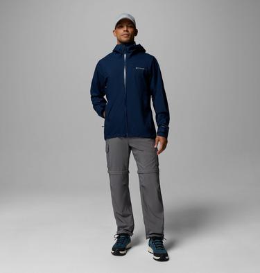 Men's Trailborne 2.5L Shell, Color: Collegiate Navy, image 10
