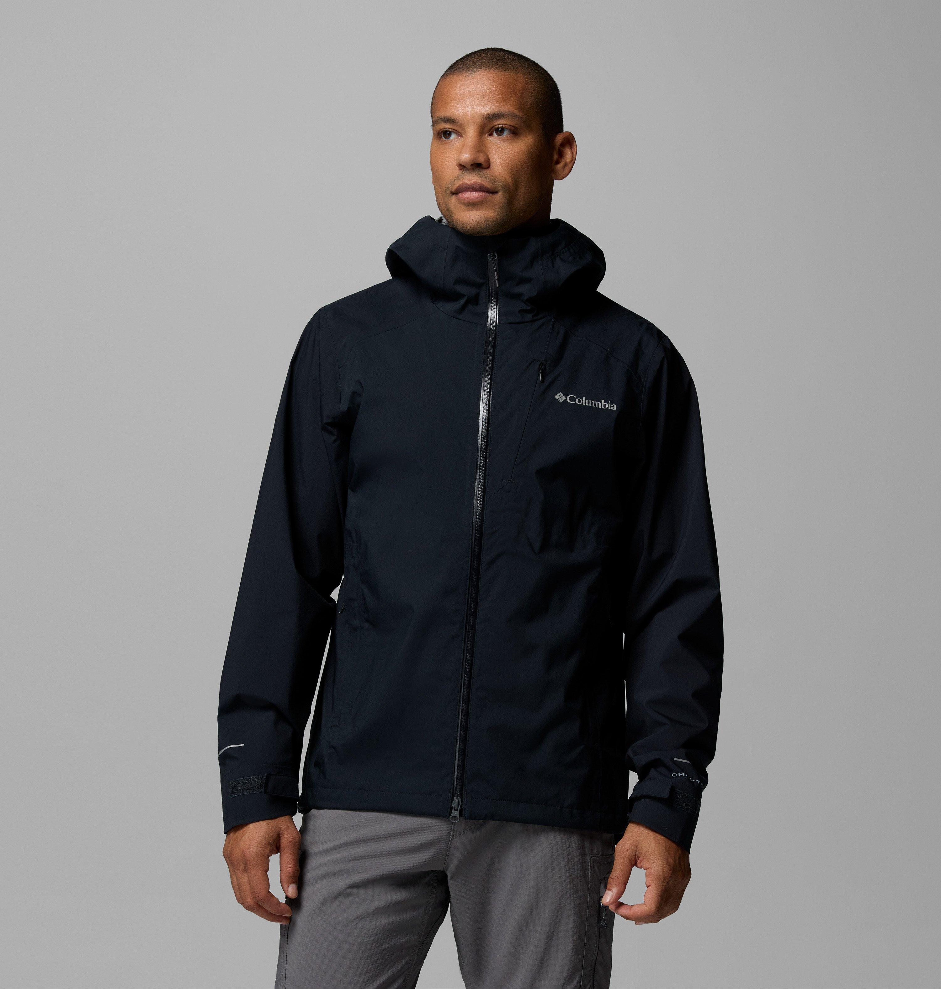 Columbia Sportswear Men's Black Columbia - Trailborne™ 2.5L Packable Waterproof Jacket - Medium