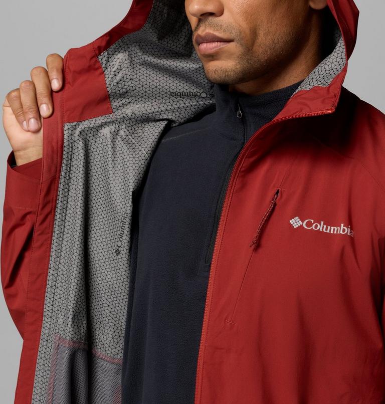 Chaqueta impermeable f&aacute;cil de guardar Trailborne 2.5L para hombre, Color: Red Oxide, image 6