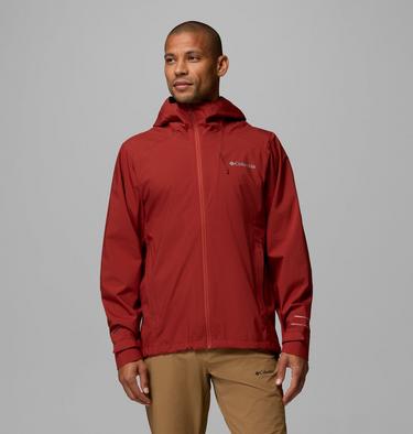Chaqueta impermeable f&aacute;cil de guardar Trailborne 2.5L para hombre, Color: Red Oxide, image 1