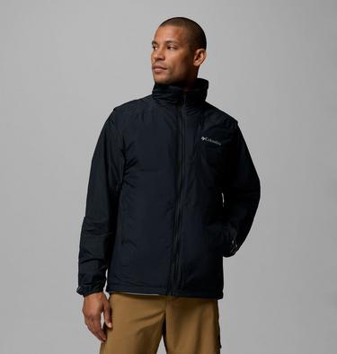 Men's Trailborne 3-in-1 Insulated Jacket, Color: Black, image 1
