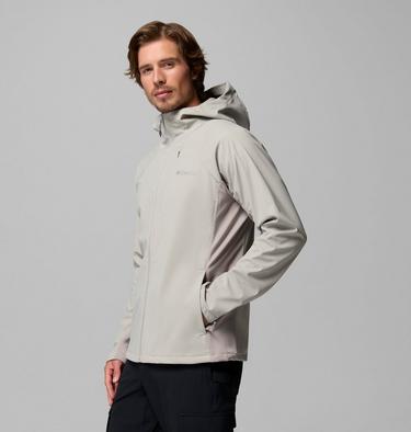 Men's Trailborne Hooded Softshell Jacket, Color: Flint Grey, image 12