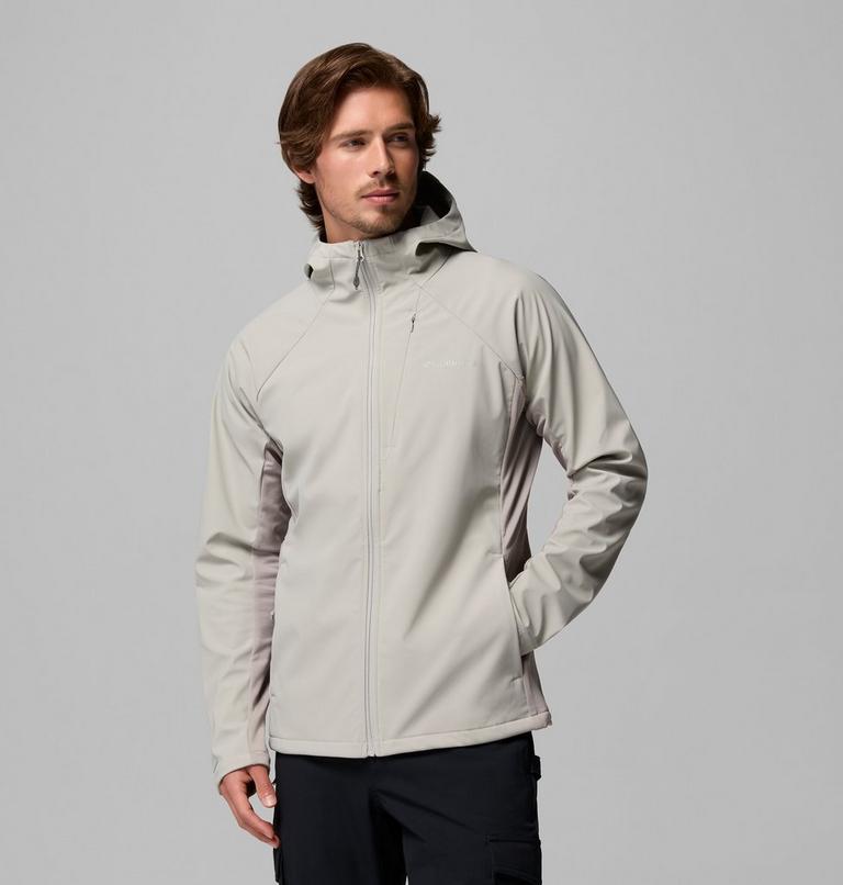 Chaqueta softshell con capucha Trailborne para hombre, Color: Flint Grey, image 1