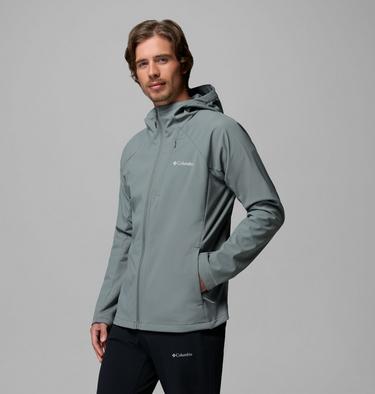 Men's Trailborne Hooded Softshell Jacket, Color: Sedona Sage, image 8