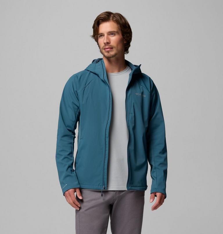 Chaqueta softshell con capucha Trailborne para hombre, Color: Everblue, image 5