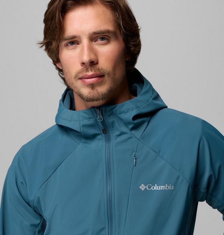 Chaqueta softshell con capucha Trailborne para hombre, Color: Everblue, image 7