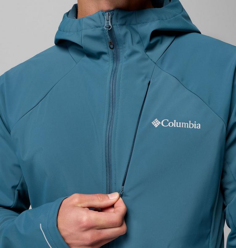 Chaqueta softshell con capucha Trailborne para hombre, Color: Everblue, image 9