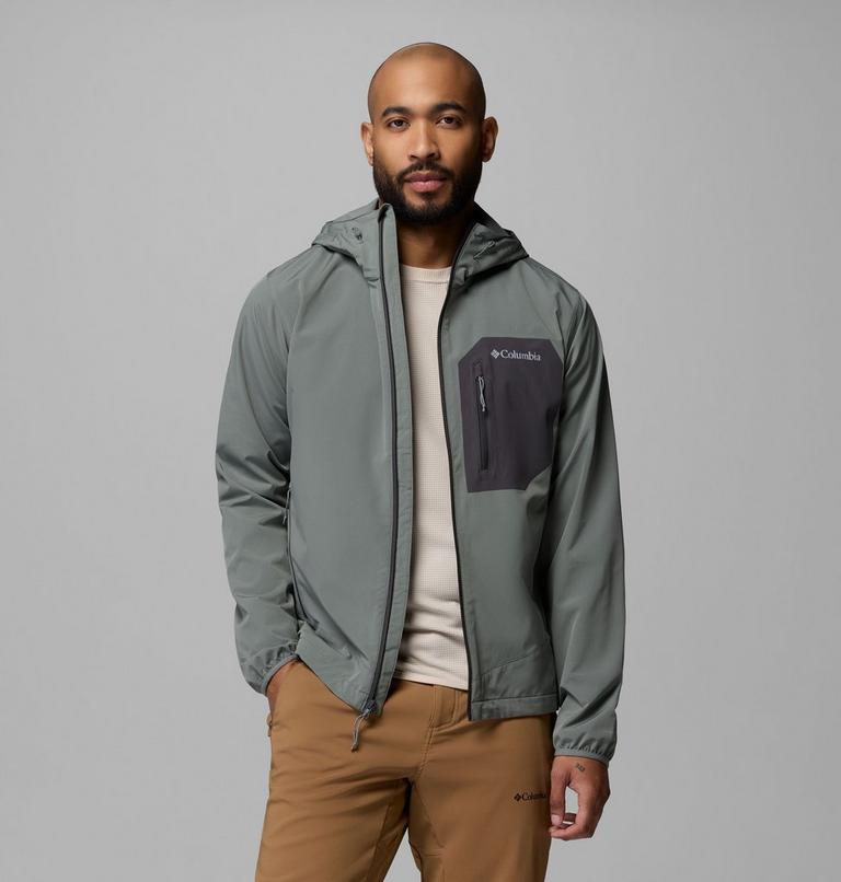 Chaqueta softshell con capucha Tall Heights III para hombre, Color: Sedona Sage, Shark, image 5