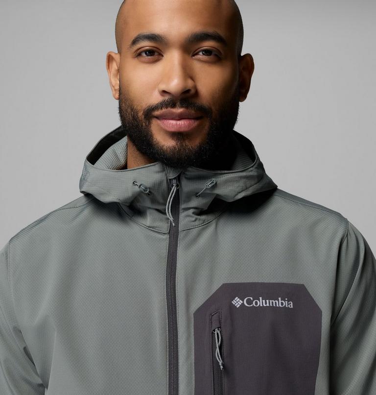 Chaqueta softshell con capucha Tall Heights III para hombre, Color: Sedona Sage, Shark, image 6