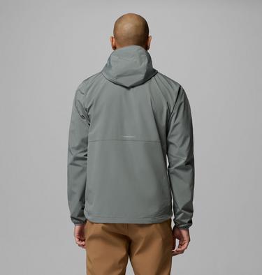 Men's Tall Heights III Hooded Softshell Jacket, Color: Sedona Sage, Shark, image 7