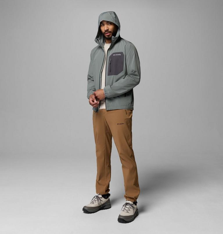 Chaqueta softshell con capucha Tall Heights III para hombre, Color: Sedona Sage, Shark, image 2