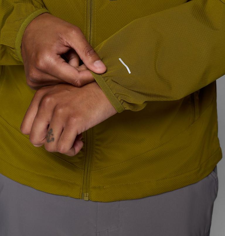 Men's Tall Heights III Hooded Softshell Jacket, Color: Mossy Green, Greenscape, image 7