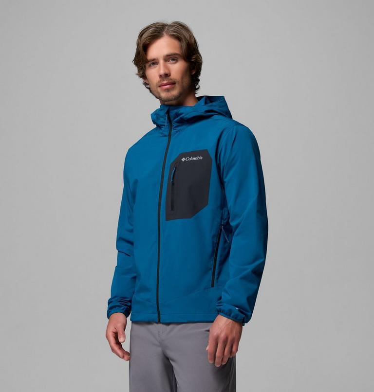 Chaqueta softshell con capucha Tall Heights III para hombre, Color: Phoenix Blue, Black, image 4