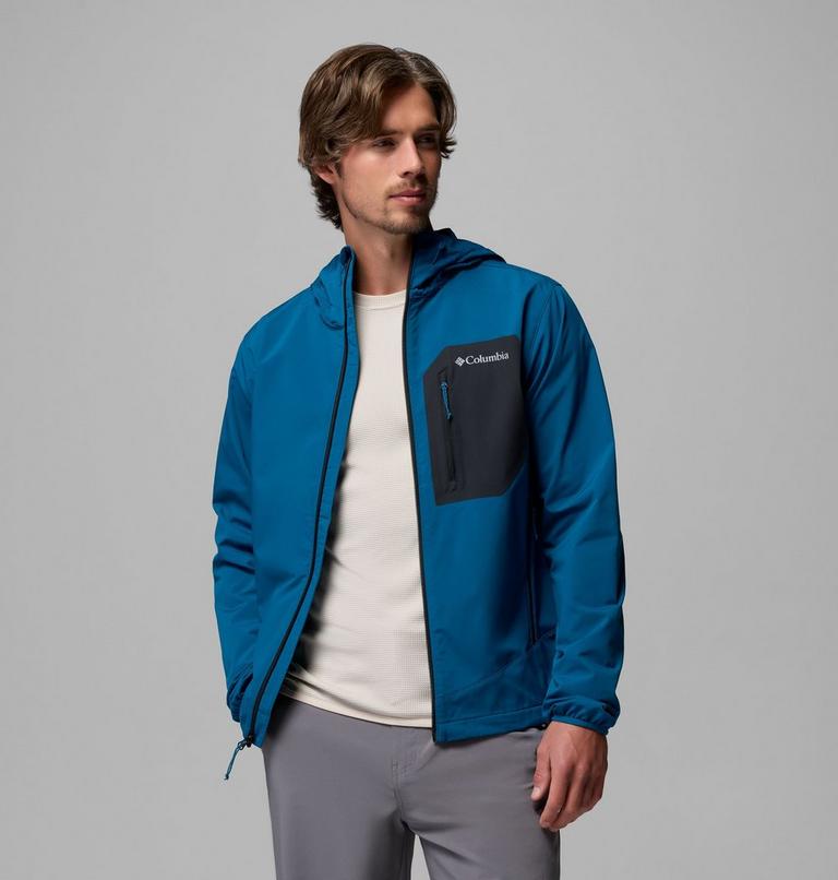 Chaqueta softshell con capucha Tall Heights III para hombre, Color: Phoenix Blue, Black, image 5