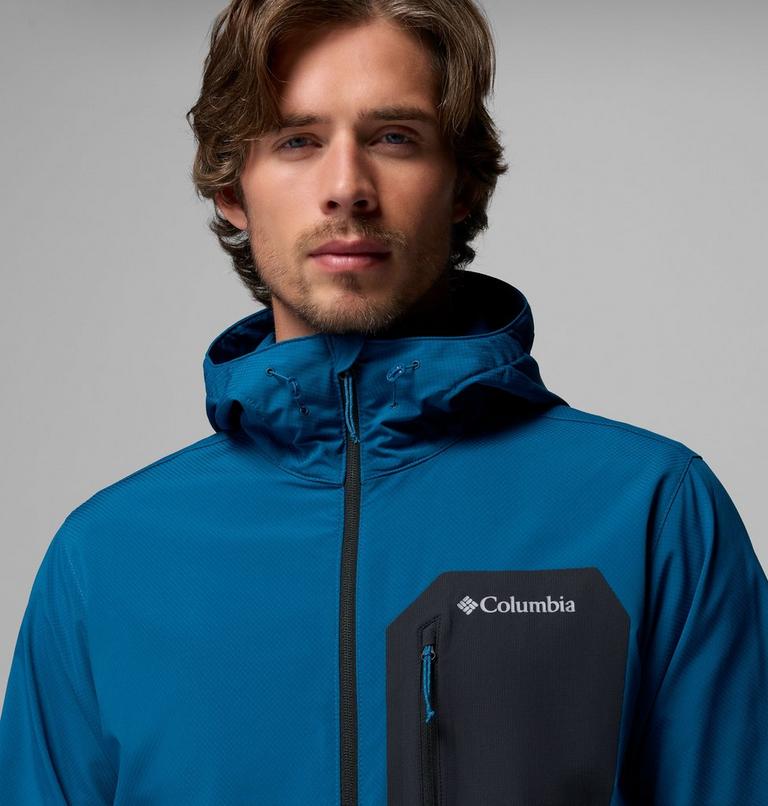Chaqueta softshell con capucha Tall Heights III para hombre, Color: Phoenix Blue, Black, image 6