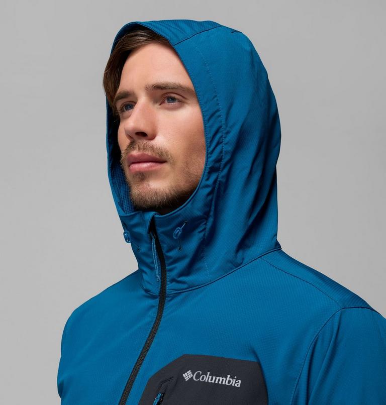 Chaqueta softshell con capucha Tall Heights III para hombre, Color: Phoenix Blue, Black, image 7