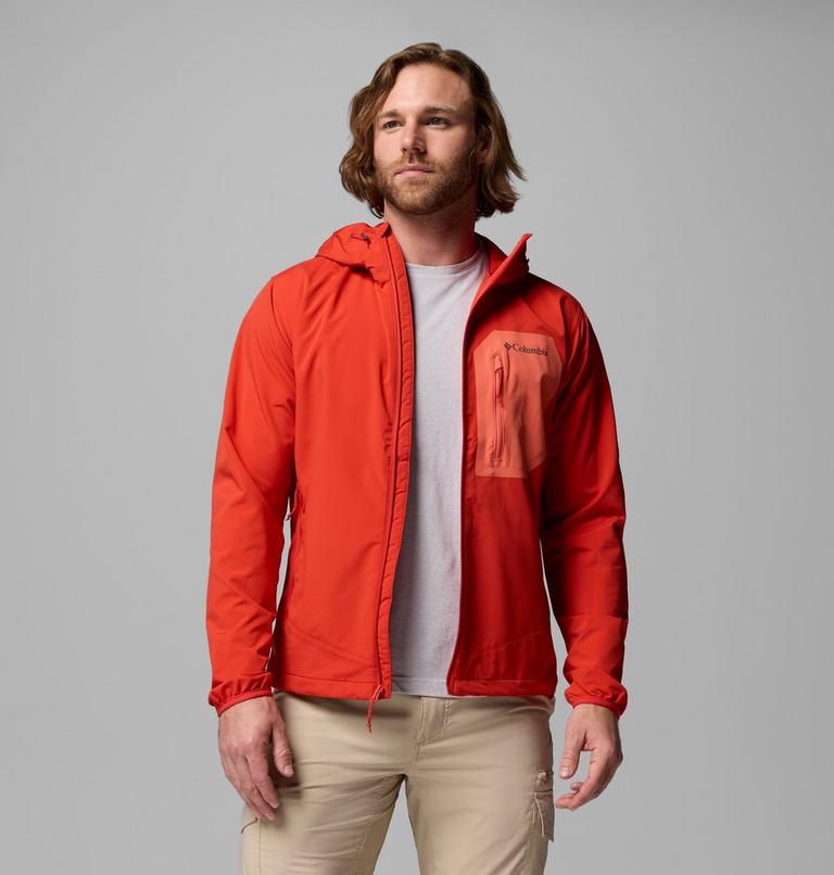 Men's Tall Heights III Hooded Softshell Jacket, Color: Super Sonic, Zing, image 5