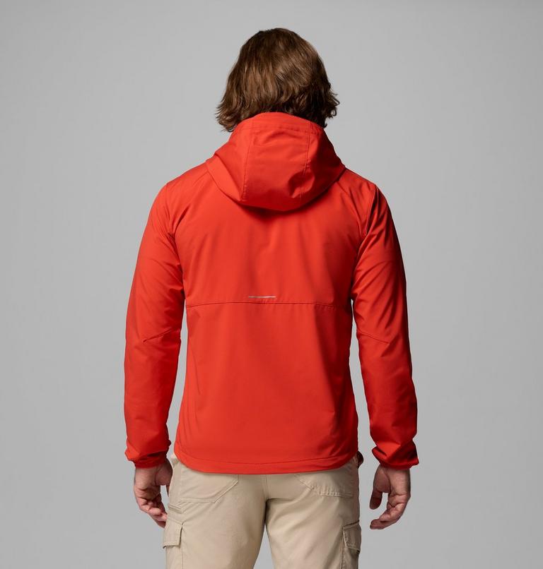 Men's Tall Heights III Hooded Softshell Jacket, Color: Super Sonic, Zing, image 3