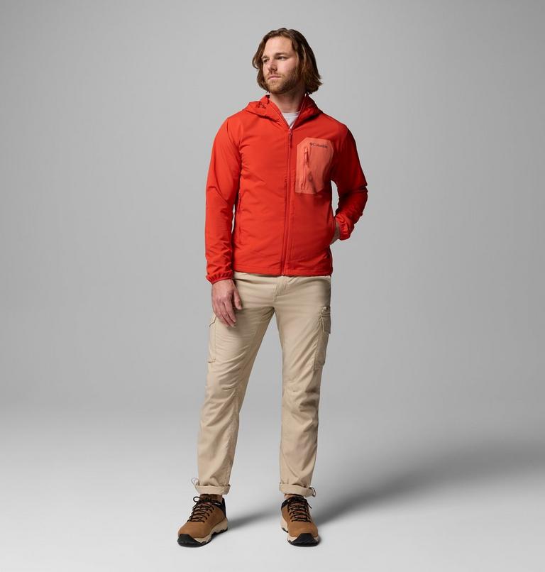 Men's Tall Heights III Hooded Softshell Jacket, Color: Super Sonic, Zing, image 2