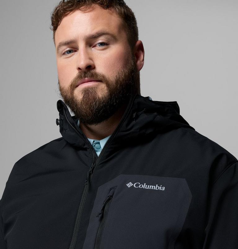 Men's Tall Heights III Hooded Softshell - Extended Size, Color: Black, image 6