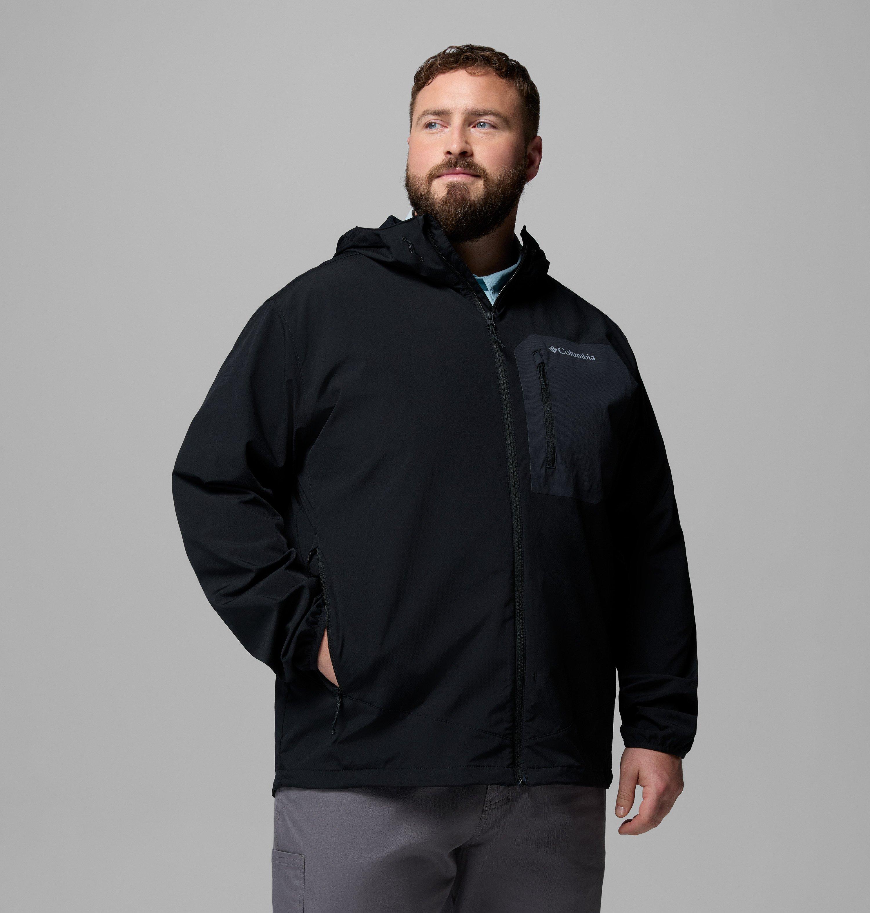 Columbia Sportswear Men's Black Columbia - Tall Heights™ Iii Hooded Softshell - Extended - 5X
