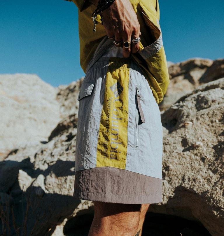 Shorts cortavientos f&aacute;ciles de guardar Riptide Retro para hombre, Color: Flint Grey, Iron, Peppercorn, image 12