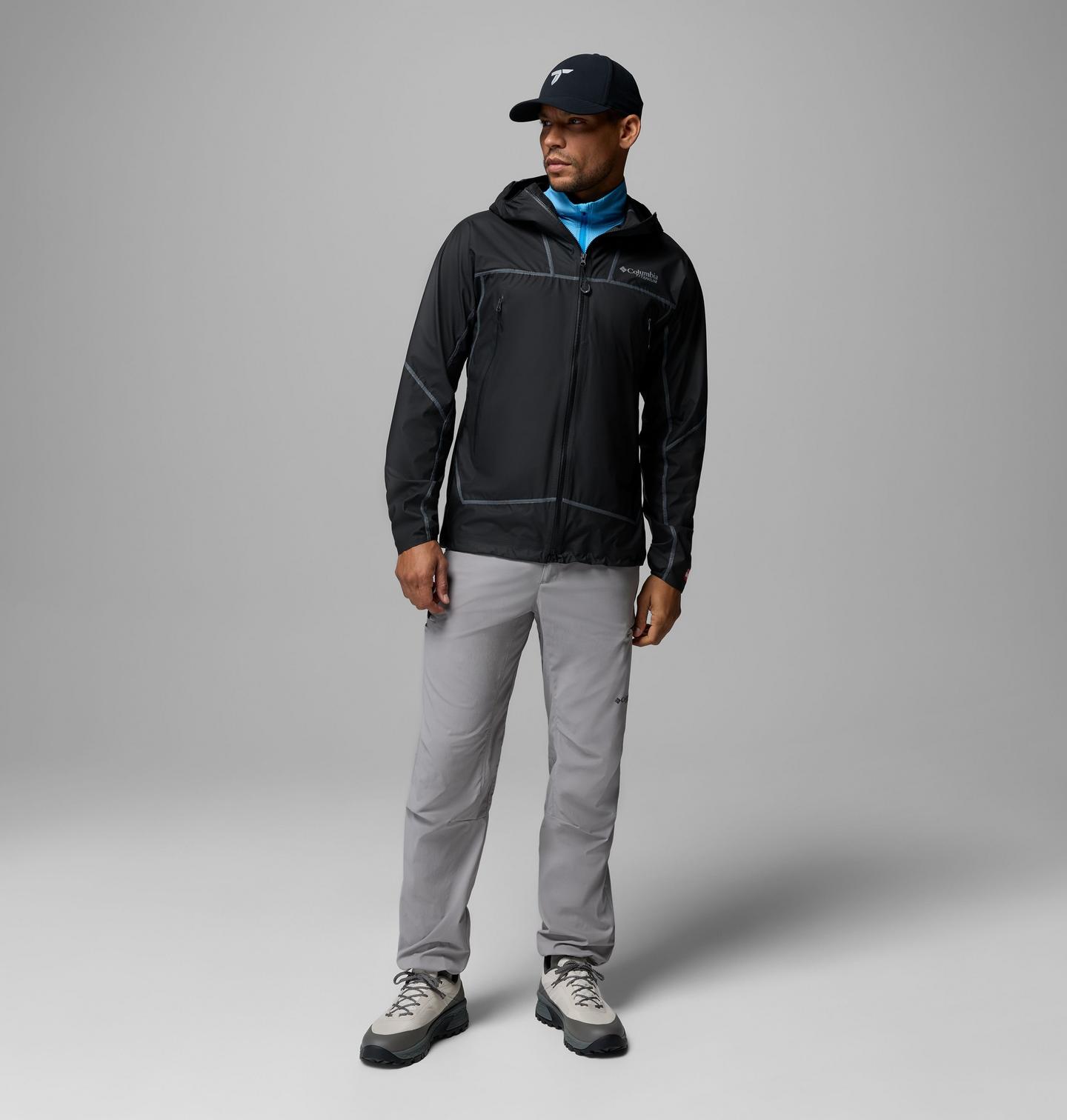 Мужские куртки Columbia Cassiar Pro OutDry Extreme Rain Shell, цвет: Чёрный — фото 2
