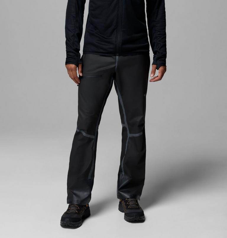 Men's Whistler Peak Waterproof Hiking Trousers, Color: Black, image 1