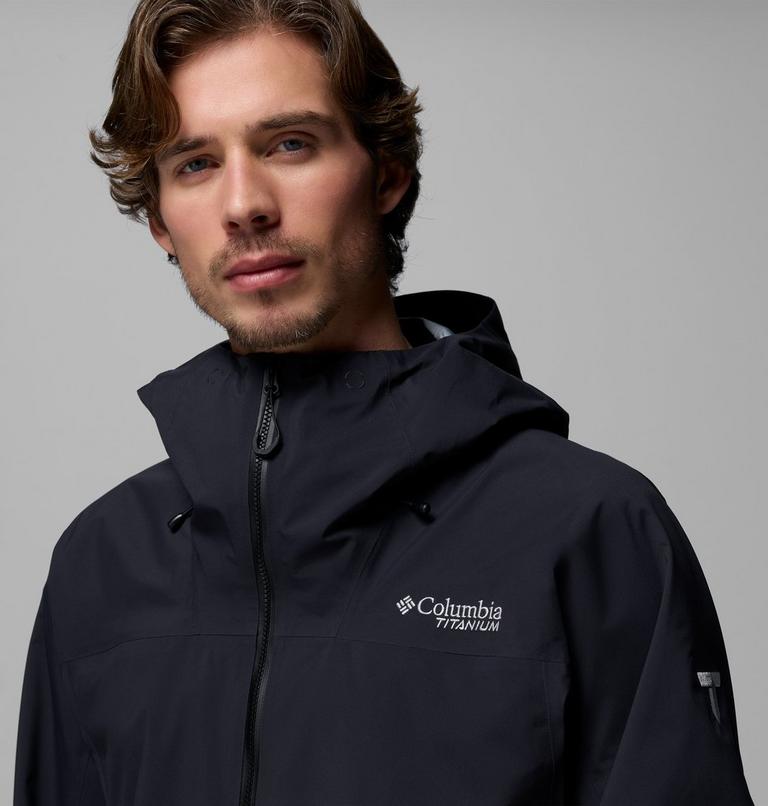 Men's Saudan Pro 3L Waterproof Jacket, Color: Black, image 7